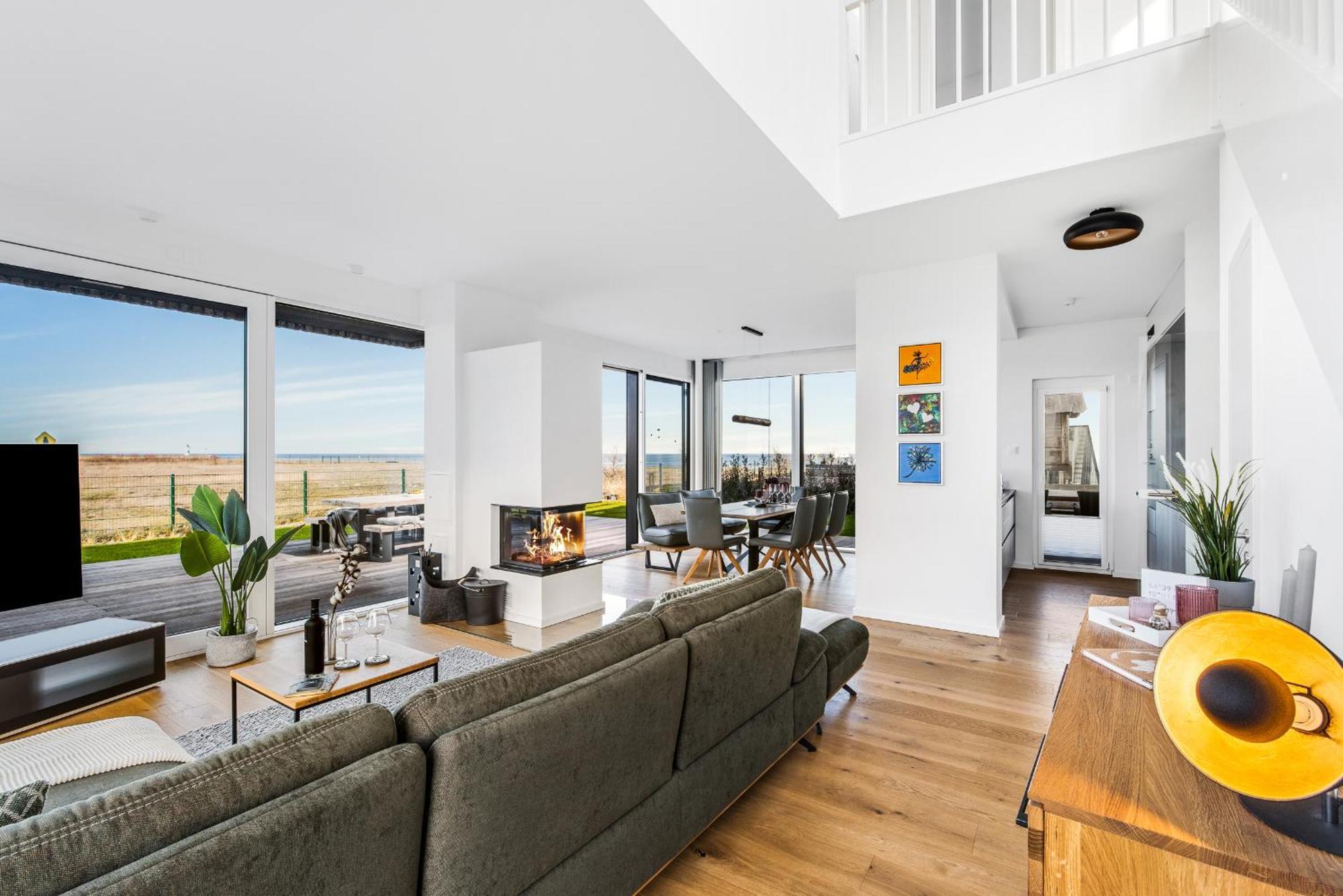 Villa King Erste Lage, Dachterrasse, Meerblick, Carport, Kamin, Sauna, Terrasse, Aussenrolllaeden Olpenitz Exteriör bild