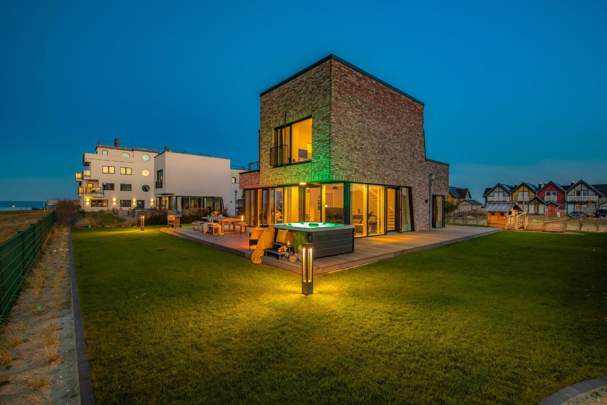 Villa King Erste Lage, Dachterrasse, Meerblick, Carport, Kamin, Sauna, Terrasse, Aussenrolllaeden Olpenitz Exteriör bild