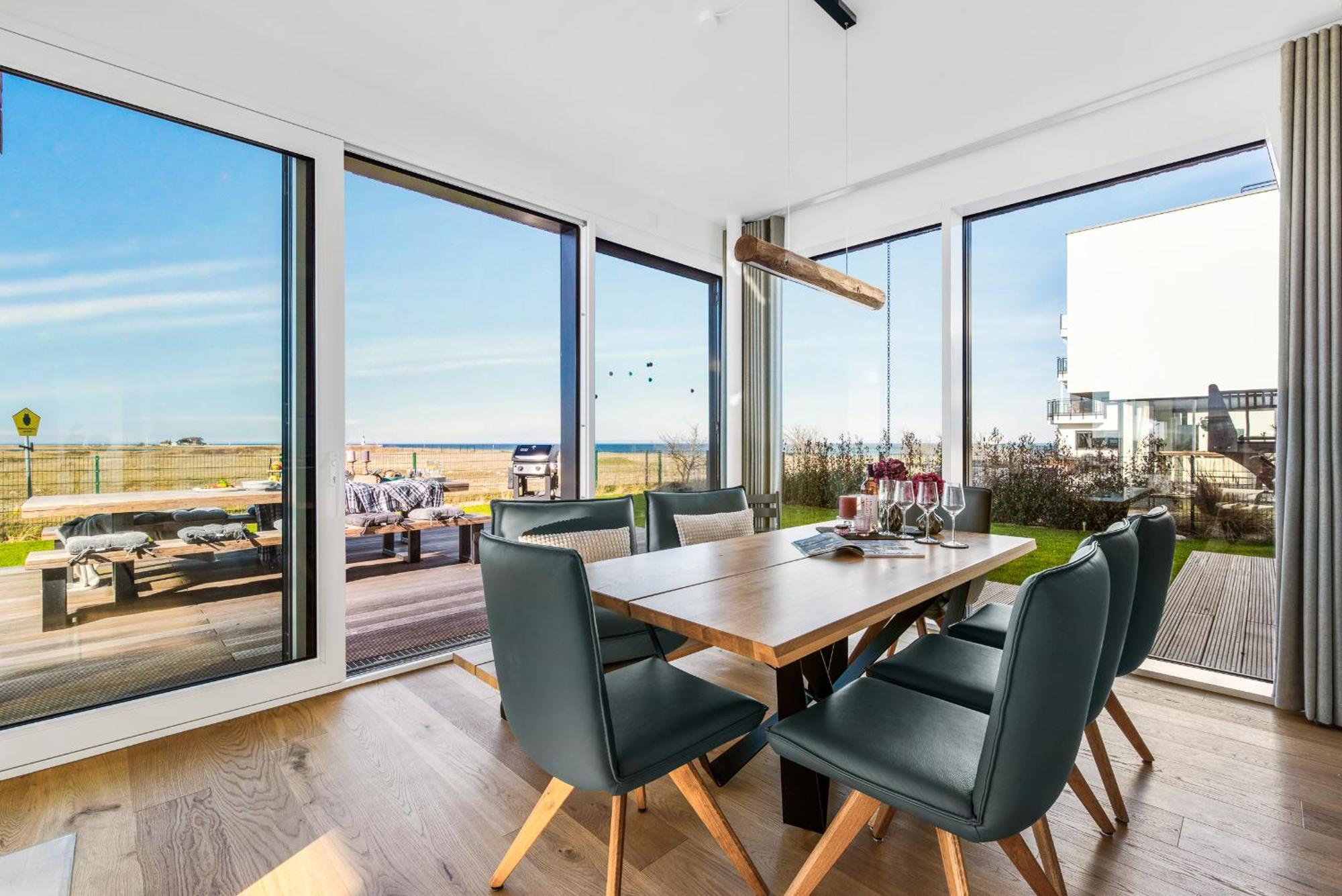 Villa King Erste Lage, Dachterrasse, Meerblick, Carport, Kamin, Sauna, Terrasse, Aussenrolllaeden Olpenitz Exteriör bild