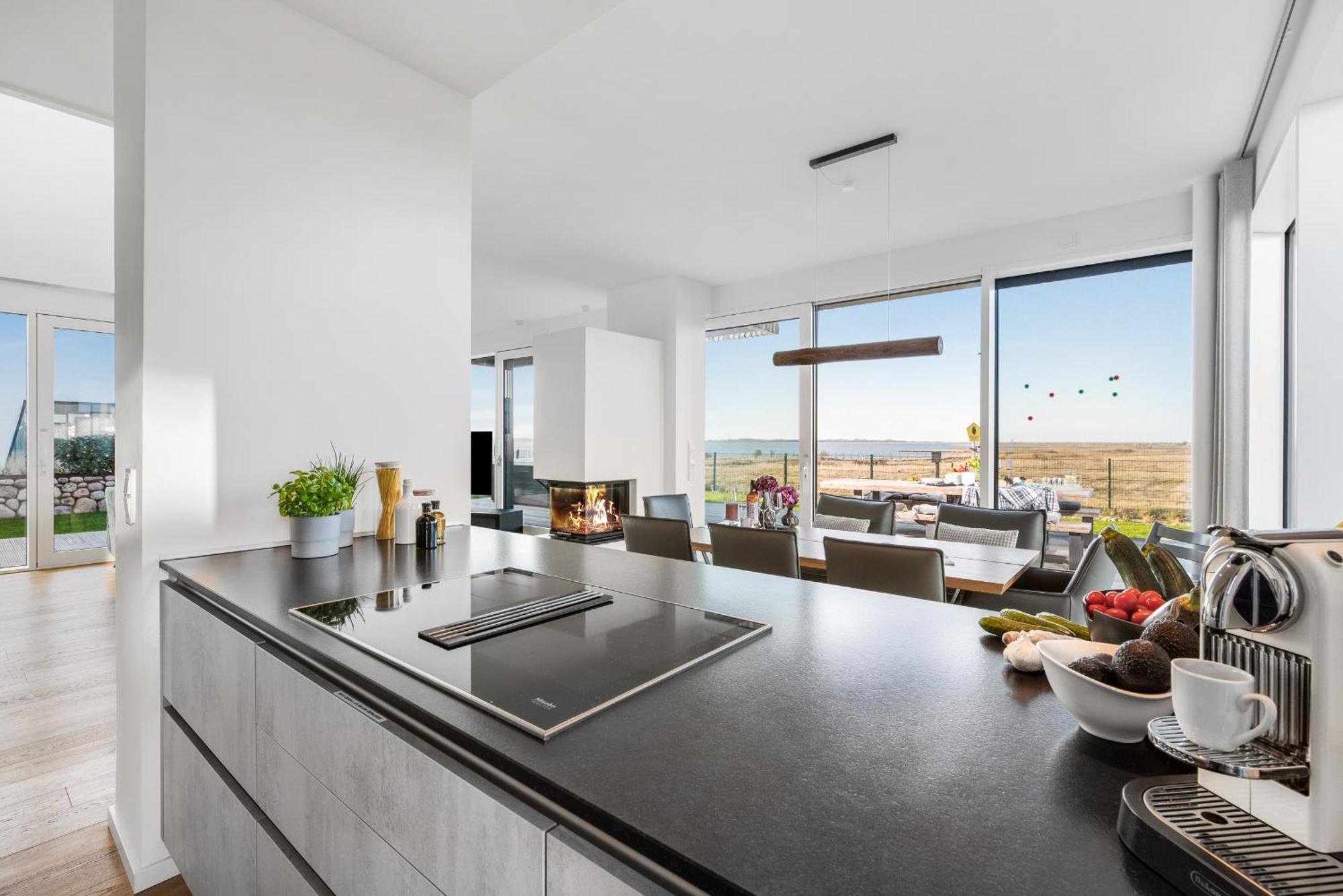 Villa King Erste Lage, Dachterrasse, Meerblick, Carport, Kamin, Sauna, Terrasse, Aussenrolllaeden Olpenitz Exteriör bild