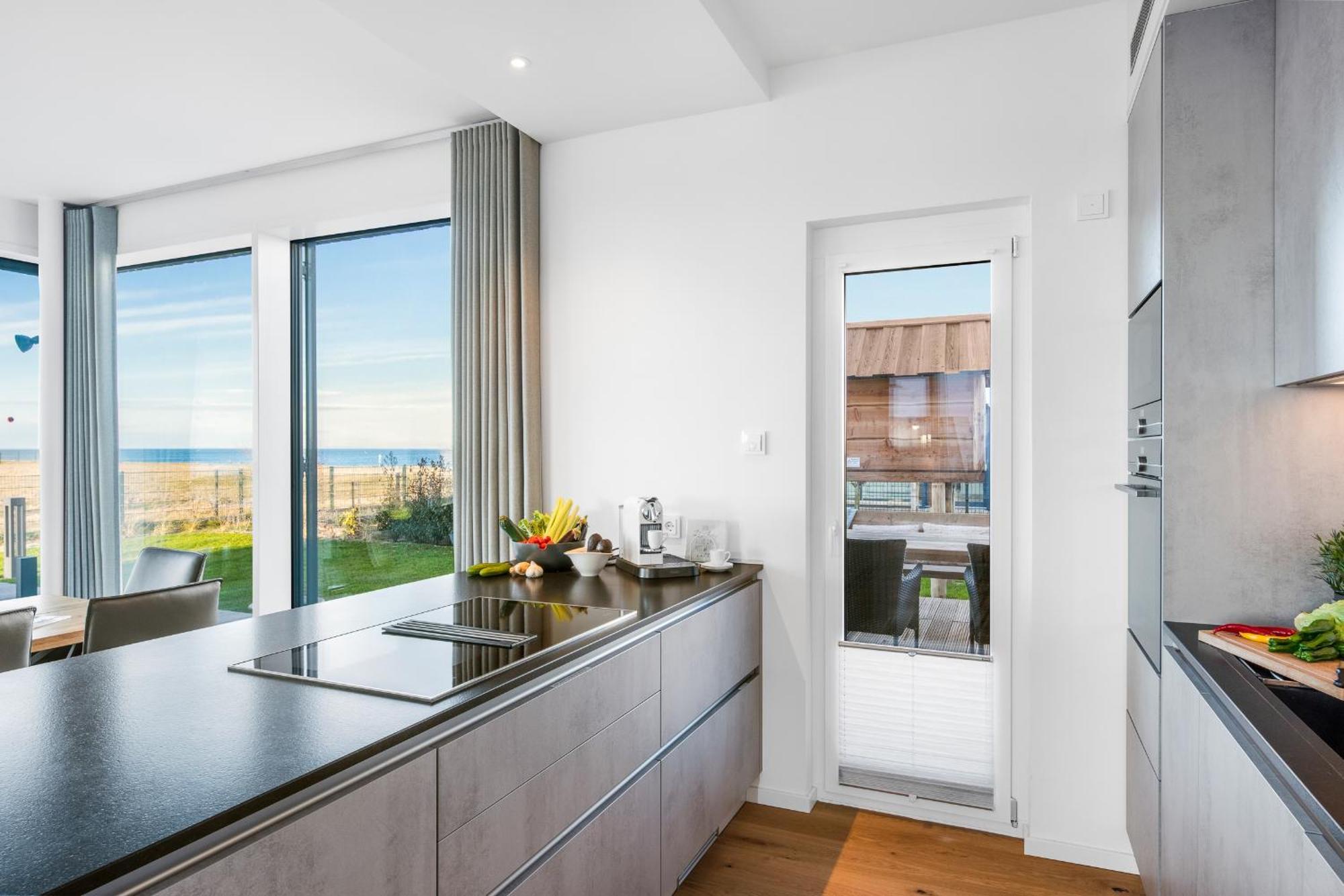 Villa King Erste Lage, Dachterrasse, Meerblick, Carport, Kamin, Sauna, Terrasse, Aussenrolllaeden Olpenitz Exteriör bild